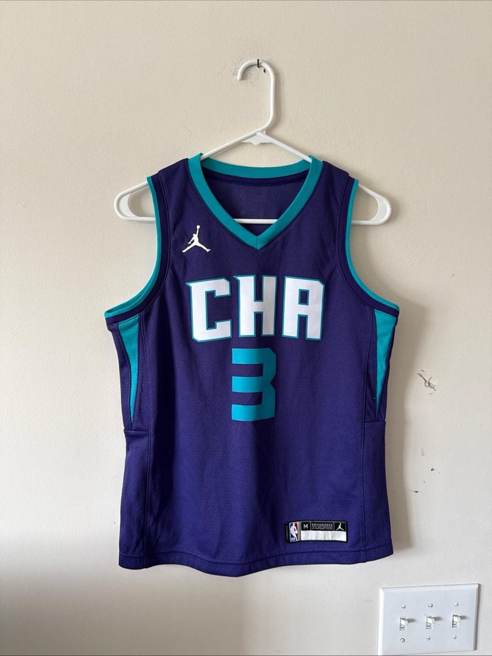 Kid’s Nike Terry Rozier III #3 Charlotte Hornets NBA Jersey Sz Youth M